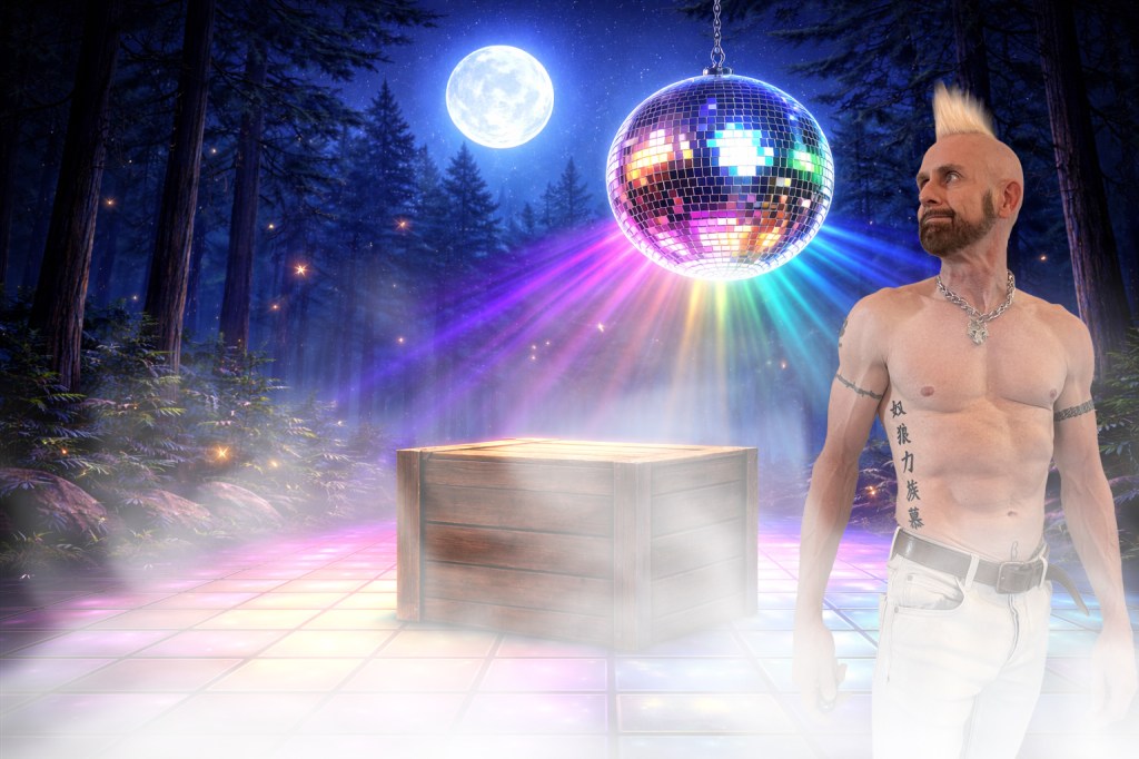 Wolf Logan Grey Background Image